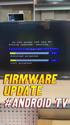 How to update firmware at MEGRA Android TV 1. Download firmware file and move into pendrive 2. Switch off & unplug the TV 3. Insert pendrive at port USB TV 4. Plug in and turn on the switch 5. Press the manual button on the TV 6. System will auto enter the upgrade process 7. After upgrade succeeded, remove pendrive, switch off the plug and on it back 8. Power on the tv and wait 3-5minutes for system initialization, enter new user setup, then entire upgrade is complete #megra #megratv #update #upgrade #firmware #firmwareupdate #androidtv #tv #tvupdates #tvsetting #tvsettings #settingtv #tiktokshopharihariraya #tiktokshophariraya 