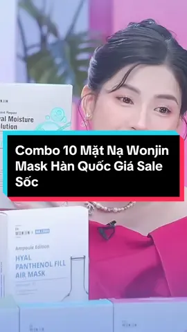 Combo 10 Mặt Nạ Wonjin Mask Hàn Quốc Giá Sale Sốc #matna #matnaduongda #wonjin #goclamdep #reviewmypham #halinhreview #showbizstore #TikTokAwardsVN2024 #LearnOnTikTok #fyp 
