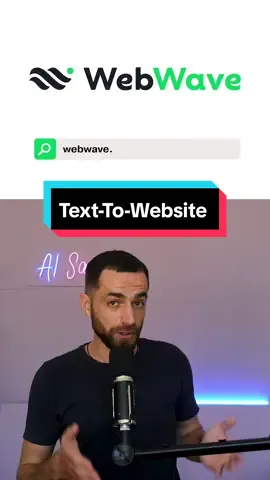 Generate an entire website from a simple text prompt with WebWave.  #ai #aiwebsitegenerator #aiwebsites #webwave #texttowebsite #genai 
