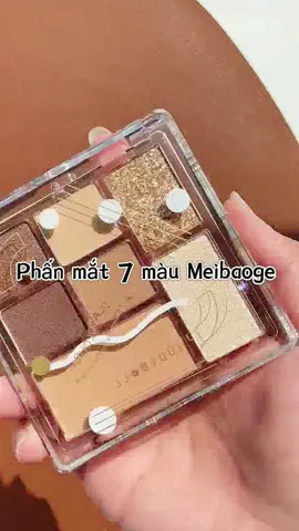 Phấn mắt 7 màu nhũ kim tuyến Meibaoge,giá hạt dẻ nè #HiDuonngHi #xuhuong #makeup #phanmat7mau #phanmatmeibaoge #phanmatdep 
