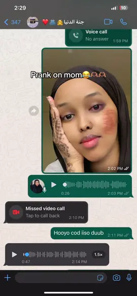 Sorry Hooyo mcn😭💋😂#lovemom #prankonmom😂 #missmyfamily😔 #eidmubarak 