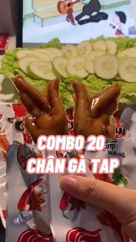 Combo 20 chân gà TAP cay cay ngon ngon đậm đà mỹ vị. Mời các bác nhanh tayyy nhaa #anvatnana #tapfood #changa #changacay #changatuxuyen 