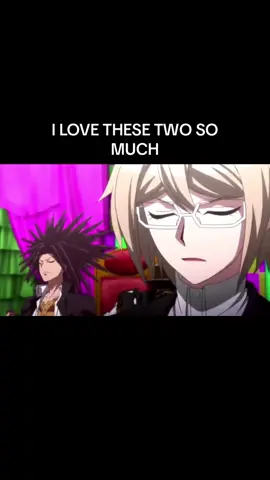 BYAKUYAS SO COLD TO HIM LOLL (i dont ship them just friends 😭) #danganronpa #danganronpatheanimation #yasuhirohagakure #byakuyatogami 