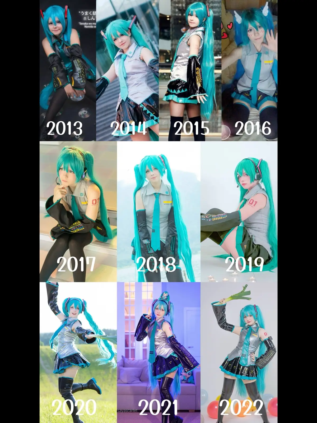when you cosplay Hatsune Miku for over 10 years😅 #hatsunemiku #cosplay #初音ミク #コスプレ 