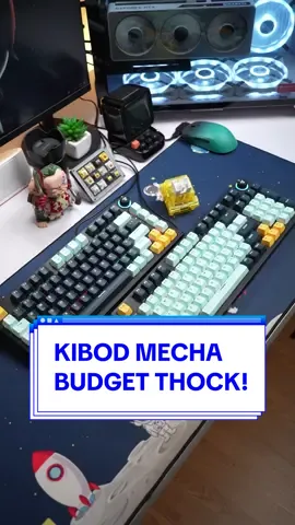 kibod mecha murah lagi niee 🤩🤩🤩 #keyboard #mechanical #keeb #fantech #fantechatom #mizu #keyboardmurah #chemicy #chemicygaming 