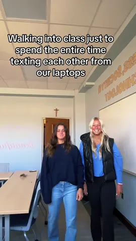 @anonymous thats why we twke every class together too #school #OOTD #dayinthelife 