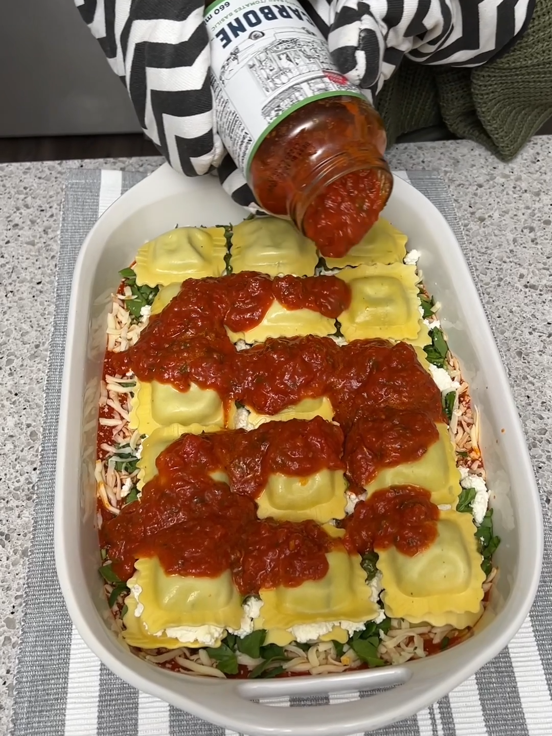 3 Cheese Lazy Lasagna 😍