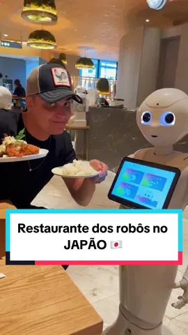 Restaurante dos robôs no Japão 🇯🇵 #Vlog  📍 Peper Parlor - Shibuya Tóquio 🤖