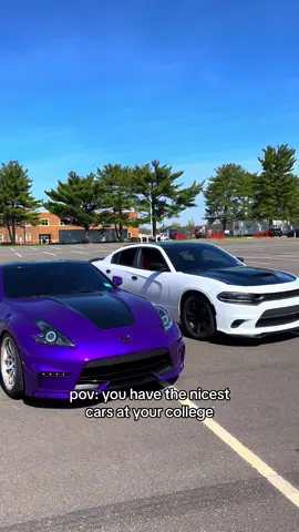 #fyp #cartok #cartiktok #itsjusmarc #v8 #scatpack #hellcatcharger #v6charger #carlights #cars #nissan #370z #350z 