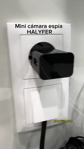Mini camara oculta en cargador 😏 #camara #espia #oculta #cargar #spycamera