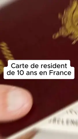 comment avoir la carte de résident 10 en France en tant que étrangers #immigration #immigrant #naturalisation #vivreenfrance #titredesejour 