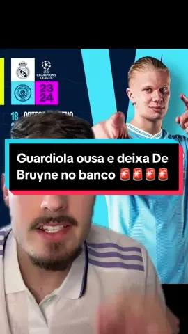 #futebol #debruyne #banco #mancity #guardiola #realmadrid #halamadrid #championsleague #tiktokesportes 