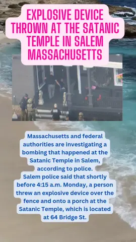 Explosive device Salem Massachusetts  #breakingnews #temple #goodvsevil #WhatsPoppin #crazystory #salem #massachusetts #jesus #God #devil? #crazystory #Whats #goingon 