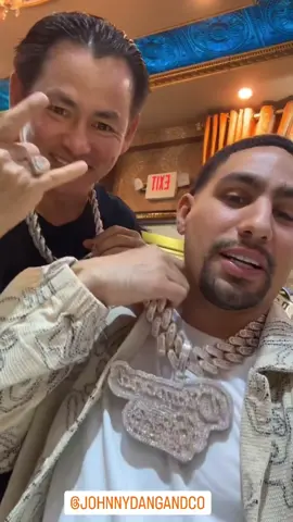 Just a regular Monday at Johnny Dang & Co 😉 Welcoming my longtime brother and champ @Danny Garcia to #htown 💪 Half a milli on the neck and new Grillz otw! … DSG x King of Bling 💯🙏🏼 #customjewelry #houston #johnnydang #jewelrytiktok #fypシ゚viral 