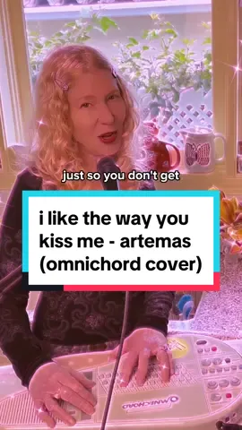 Replying to @TheKaliJ i told my social manager i wanted to do this song like the day after it came out and he said it wasnt popular enough 🙄 hes fired #fyp #artemas #ilikethewayyoukissme #postpunk #trance #omnichord #coversong #capcut #glitter #blondincar #indiemusic #viral #MomsofTikTok 