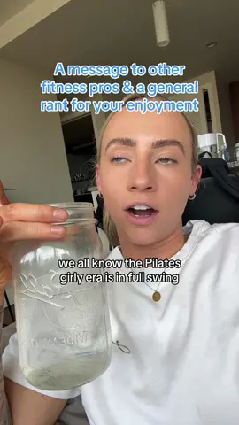 Any form of activity > no activity. Stop shaming & arguing and start encouraging and supporting people where theyre at. #fitnessrant #fitnessprofessional #personaltrainerrant #personaltrainers #workoutideas #pilatesgirlie #pilates 