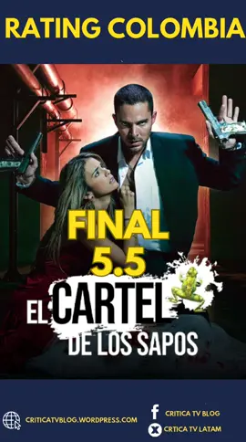 El #Rating de #colombia este 8 de Abril de 2024 con el final de #elcarteldelossapos según #kantaribope, top de #desafio #desafioxxaños #desafioxx #desafio20años #rigo #michelleyrigo #noticiascaracol #lacasadelosfamosos #lacasadelosfamososcolombia #lacasadelosfamososcol #arelyshenao #sureyya #yusuf #noticiasrcn 