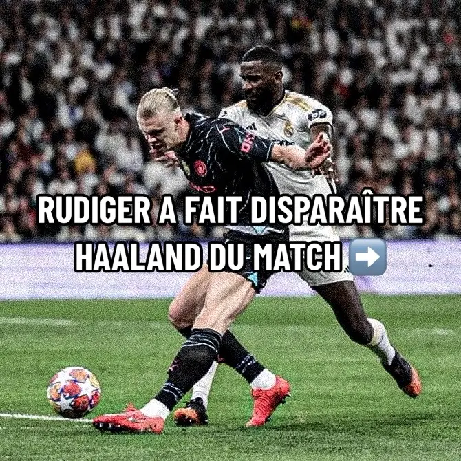 #haaland #rudiger #football #fyp #pourtoi #viral #goat #funny #drole #mancity #realmadrid #championsleague 
