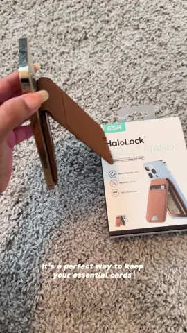 This Magnetic Magsafe wallet is a must have for all i-phone users @ESR US  . . . . #tiktok #TikTokShop #halolockwallet #tiktokspringsale #halolock #tiktokreels #fypシ #magsafewallet #fyp 