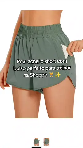 pov: achei o shortinho com bolso perfeito para treinar 🤌🥰🏋️  #treino #modafitness #lookacademia 