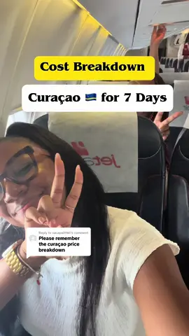 Replying to @vacaywithkt Here is a cost breakdown of my recent trip to Curaçao🇨🇼. Yes I booked everything myself. Lol NO i’m not a travel agent, so i cant help you book anything; yall aint gonna drag me on the Lord’s internet. #vacationcuracao🇨🇼 #curacao #curacao🇨🇼 #jamaicatocuracao #travel #traveltiktok #travelcostbreakdown #fyp #2024travel #travelbucketlist 