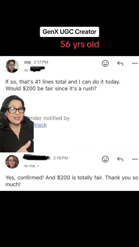 It literally took me 20 minutes to record my voice & I made $200!  I read 41 sentences that were scripted and short 😚 UGC can open so many doors and opportunities. It’s the best job! #ugc #ugccreator #genxugc #genx 