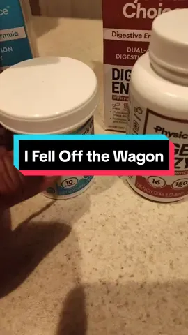 I Fell Off the Wagon Physicians Choice Probiotics and Digestive Enzymes  #guthealth #wellness #probiotics #enzymes #viral #viralvideo #trending #tiktokshopspringsale 