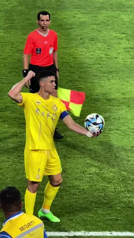This moment when CR7 gets angry👀 Saudi super cup- red card for C.Ronaldo  #cr7 #alnassr #ronaldo #cristianoronaldo #alhilal #abudhabi 