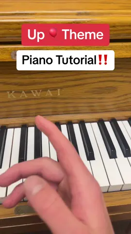 Like for a left hand tutorial!! #upthemesong #michaelgiacchino #pianotutorial #pianolesson #upmovie #moviemusic 