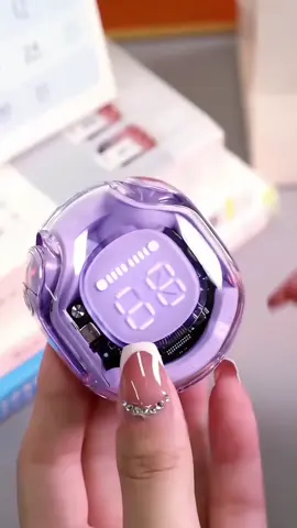 Tai nghe KY9 MINI (2 Quà tặng miễn phí:1 Dây buộc+1 Tay áo trò chơi) 7 màu thân tròn trong suốt, Không dây Bluetooth, Có đèn thở mát mẻ với màn hình kỹ thuật số #taingheky9mini 