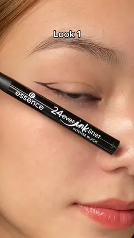 Which style are you doing ?  #essencecosmetics #Eyeliner #makeup #fyp 