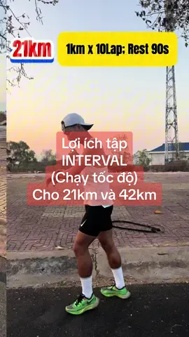 Cải thiện hiệu suất chạy dài với bài chạy INTERVAL #marathon #chaybo 