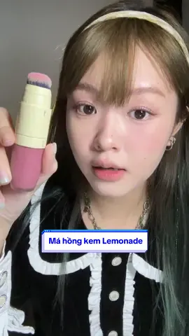 Mụt em má hồng kem màu hồng baby của Lemonade tui rất iuu 🫶🏻 #minhminh107 #beautytips #BeautyReview #makeup #BeautyTok #blush #creamyblush 
