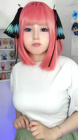 good morning 👉🏻👈🏻 #ninonakano #thequintessentialquintuplets #cosplay 