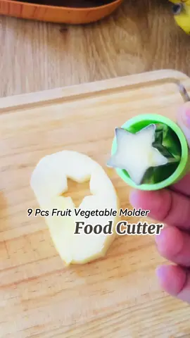 Get creative on your blw platters or bento boxes using these 9pcs fruit vegetable sandwich food cutter #foodcutter #creativefoodideas #vegetablecutter #foodmolder 