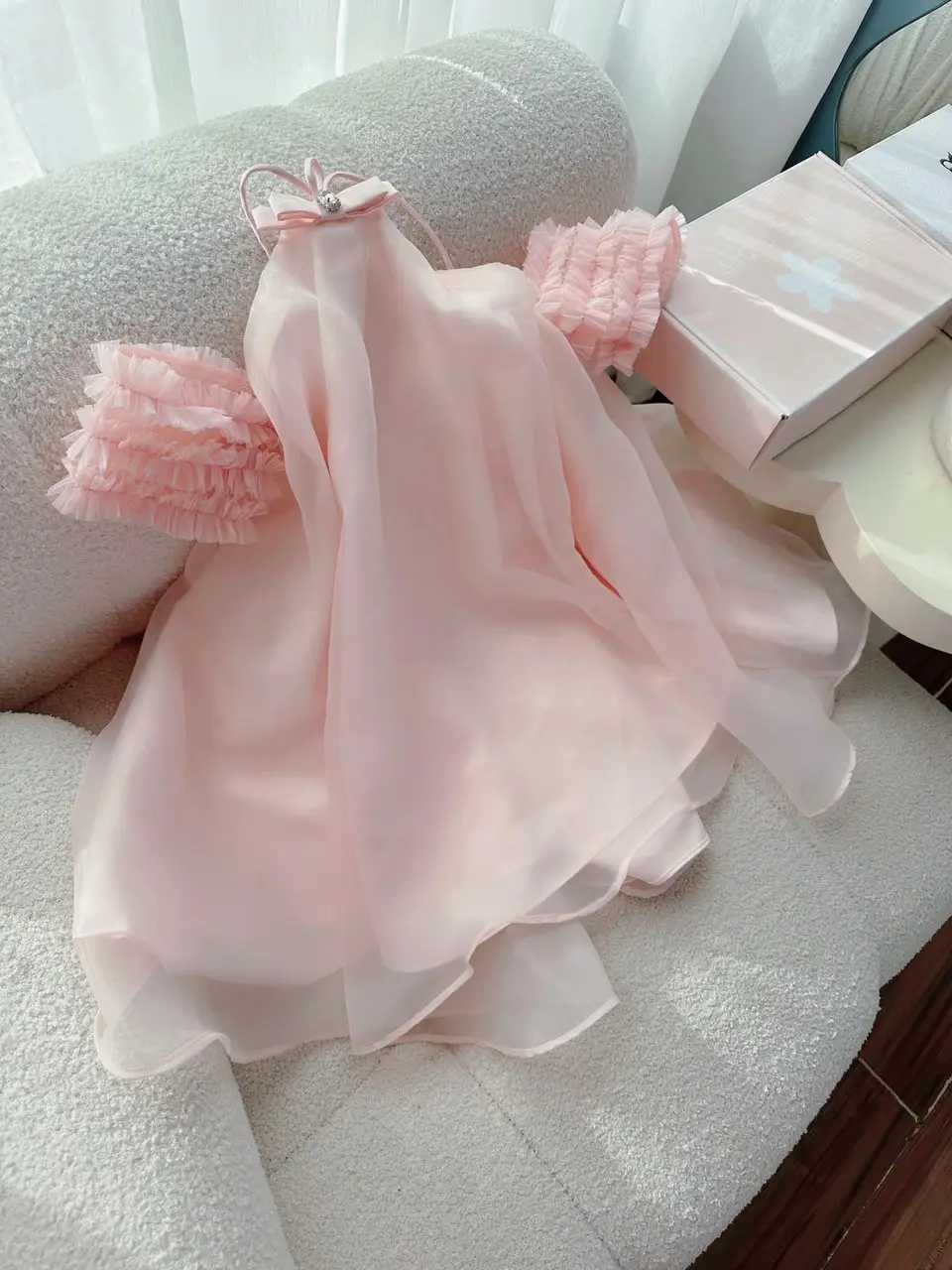 ÁO VOAN TAY NHÚN#nhắntintui #tiktok #xuhuong2024❤️  Mẫu bán quanh năm