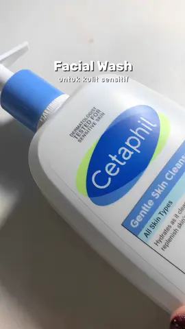 cleanser andalan kalo skin barier lagi ngamuk 😩 #cetaphil #cetaphilgentleskincleanser #gentlecleanser 