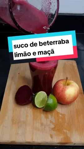 Suco de Beterraba com limão e maçã.Limpa o fígado e da Energia... Suco de Beterraba com Maçã e limão. Limpa o fígado e da energia. #sucodebeterraba #maçã #limao #remedionatural #dicasdesaude #fazbemdicas