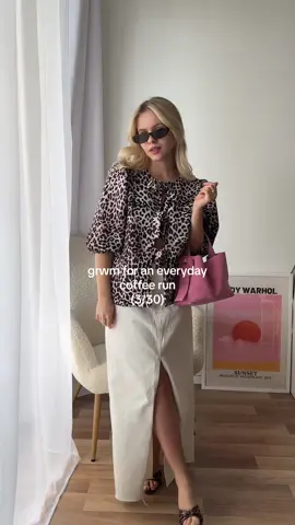 grwm 🐆🎀💅🏻 #grwm #grwmchallenge #coffeerunoutfit #outfitidea #hellomoonshop #leopardprintoutfit #leoprintoutfit #outfitinspo 