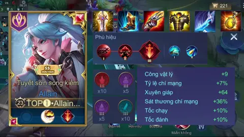 Làm vài pha cơ bản thôi 🐧#lienquanmobile #aov #allain #top1allaink3 #xuhuong #xh #nhachaymoingay #allaintuyetsonsongkiem @⚔LâmHaiKiếm⚔ @Kasato 