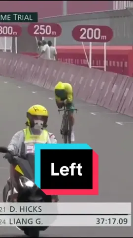I’m gonna make a left 🚲 #Paralympics #ParaCycling 
