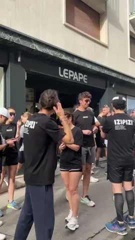 IZIPIZI x @Lepape France  5 km took place the day before the Paris Marathon, starting from the Le Pape store in the 8th arrondissement of Paris, for a trial run of the Speed sunglasses!   #run #paris #Running #izipizi #lepape