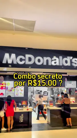 Avaliando combo secreto Mc Donalds 