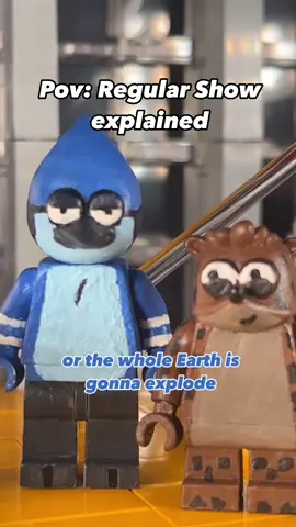 Regular Show in a nutshell😂 #fypシ #fyp #explore #lego #regularshow #cartoonnetwork #skit #legotiktok #legotok 