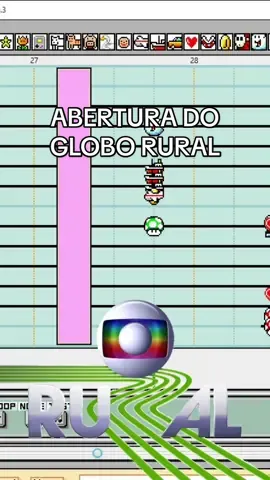 Respondendo a @Mateus Muniz Abertura do Globo Rural no Mario Paint #mariopaint #globorural #fyp 
