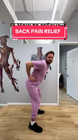 How to relieve back pain SUPER EASY 😎 This pain relief stretch helps greatly to target pain in the lower back area  cc: @Dr. Remix #GetAdjustedNow #NYCchiro #LearnOnTikTok #backpain #backpainrelief #backstretch 