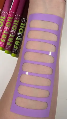 @nyxcosmetics_uk fat oil slick click!!  #swatch #makeup #post #nyx #lipstick 