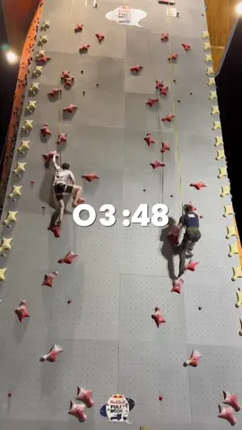 fast as lightning ⚡️👏 this is what you call a winning moment at Red Bull Full Moon #climbing #sportclimbing #speedclimbing #redbull #givesyouwiiings #Fitness