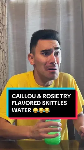 Green apple isn’t even sour Caillou 🤦🏻‍♂️😂 #fyp #thevincentmottola #caillou #flavoredwater 