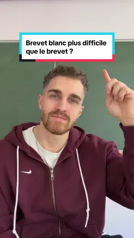 Qui a deja passé le brevet blanc ici ? Et quelle note ? 😂  #prof #professeur #eleve #lycee #college #pourtoi #humour #fyp #fun #eleves #maths @